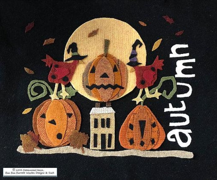 Cottonwood House Autumn Wool Applique Patterns