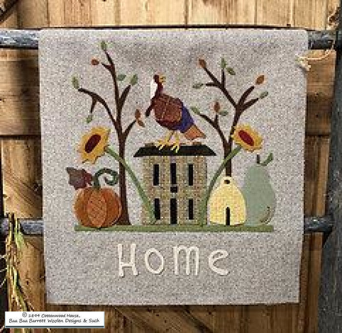 When I Am With You Im Home Wool Applique Patterns